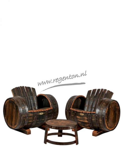  Loungeset Whisky (2 stoel 1 tafel)