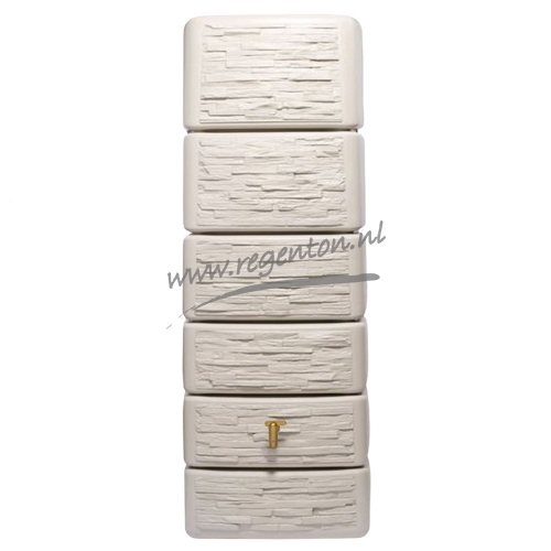  SLIM wandtank 500 l. stone decor beige